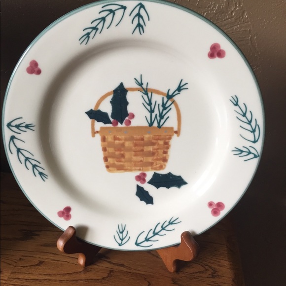 Longaberger Other - Longaberger Christmas appetizer plate